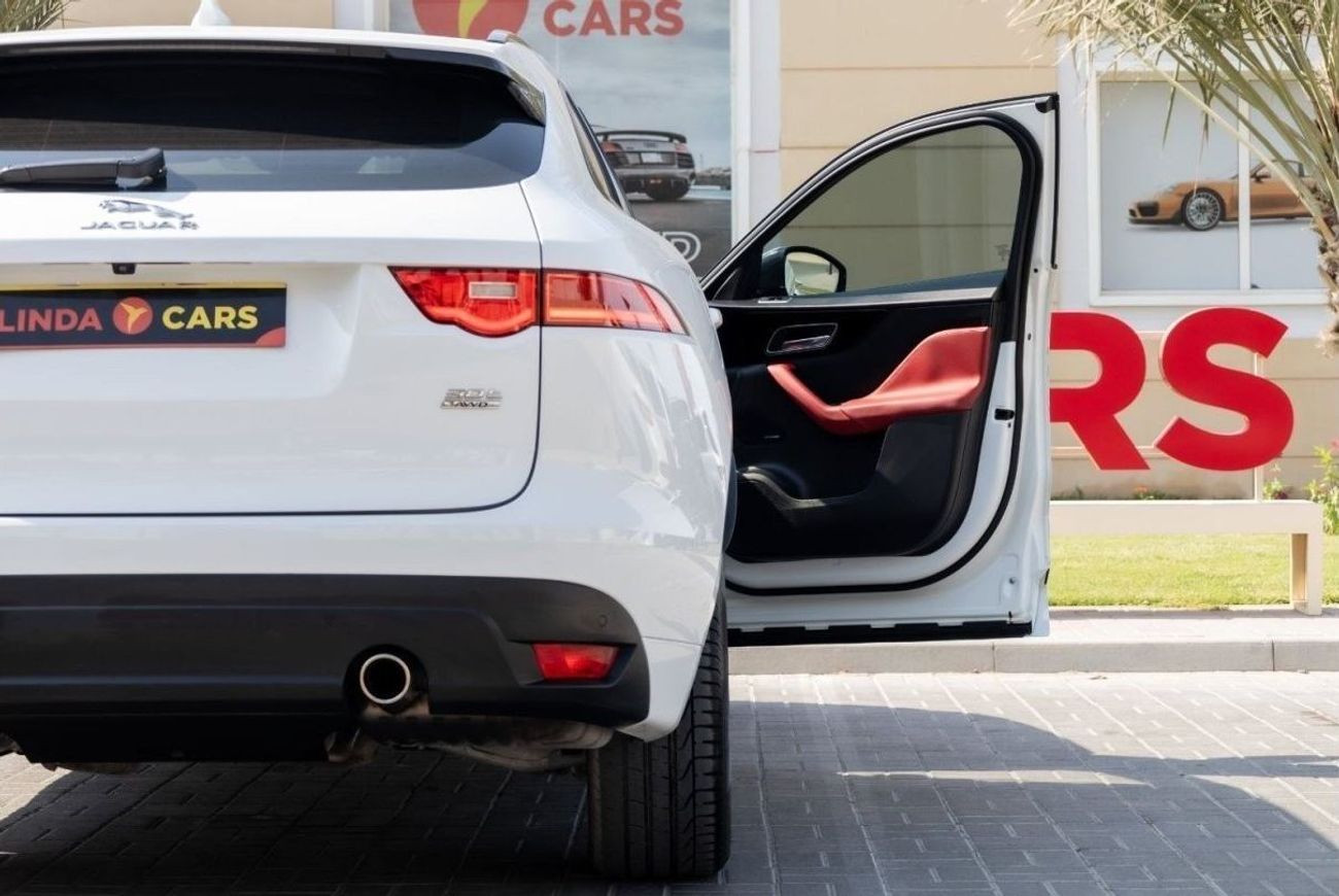 Jaguar F Pace Jaguar F-Pace R-Sport 2018 GCC under Warranty with Flexible Down-Payment.