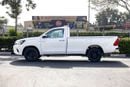 تويوتا هيلوكس Single Cab 2.4L Manual - Super White Inside Maroon | Export Only