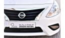 Nissan Sunny AED 574 PM | 1.5L SV GCC DEALER WARRANTY