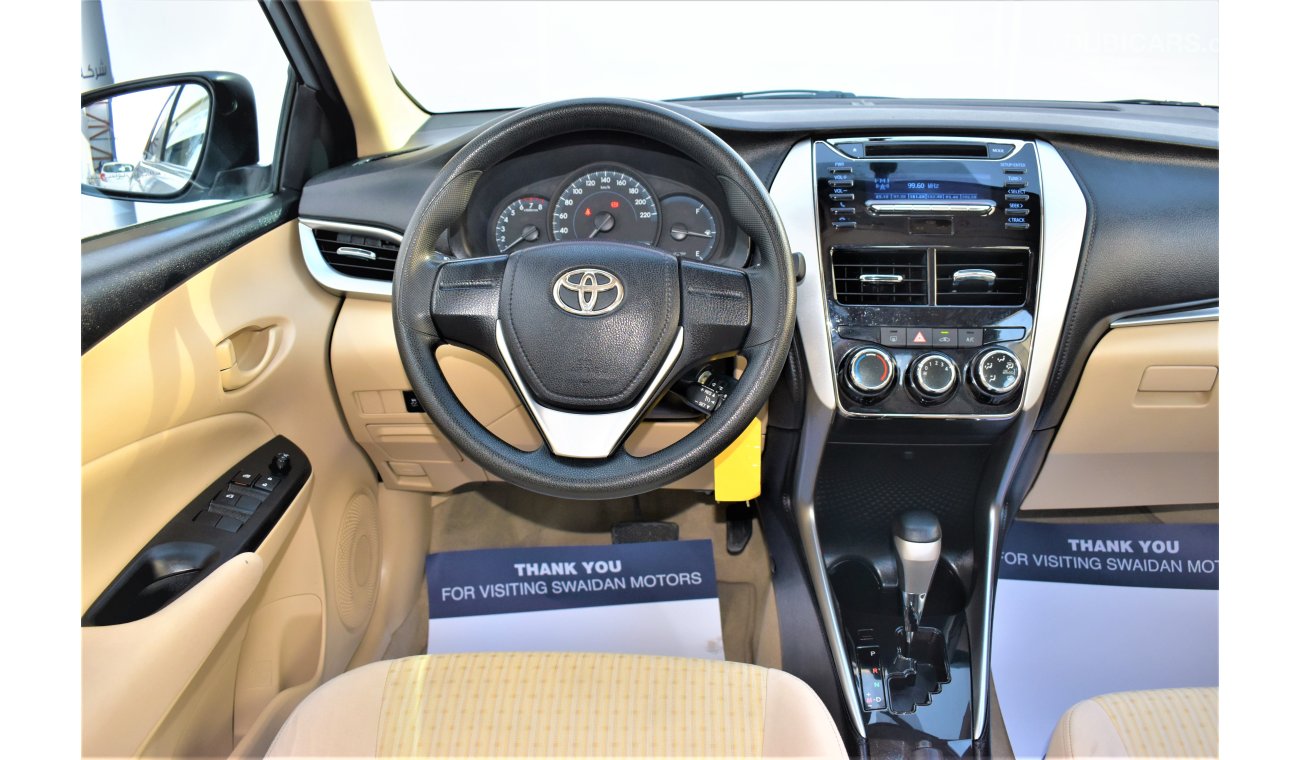 Toyota Yaris AED 978 PM | 1.5L SE SEDAN GCC WARRANTY