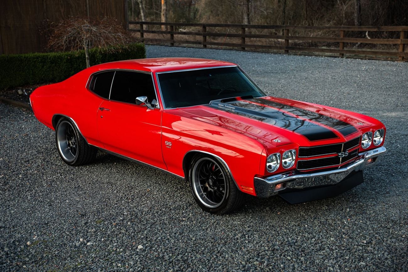 Chevrolet Chevelle Chevy Big Block V8, Ridetech Suspension Pro Touring Restomod