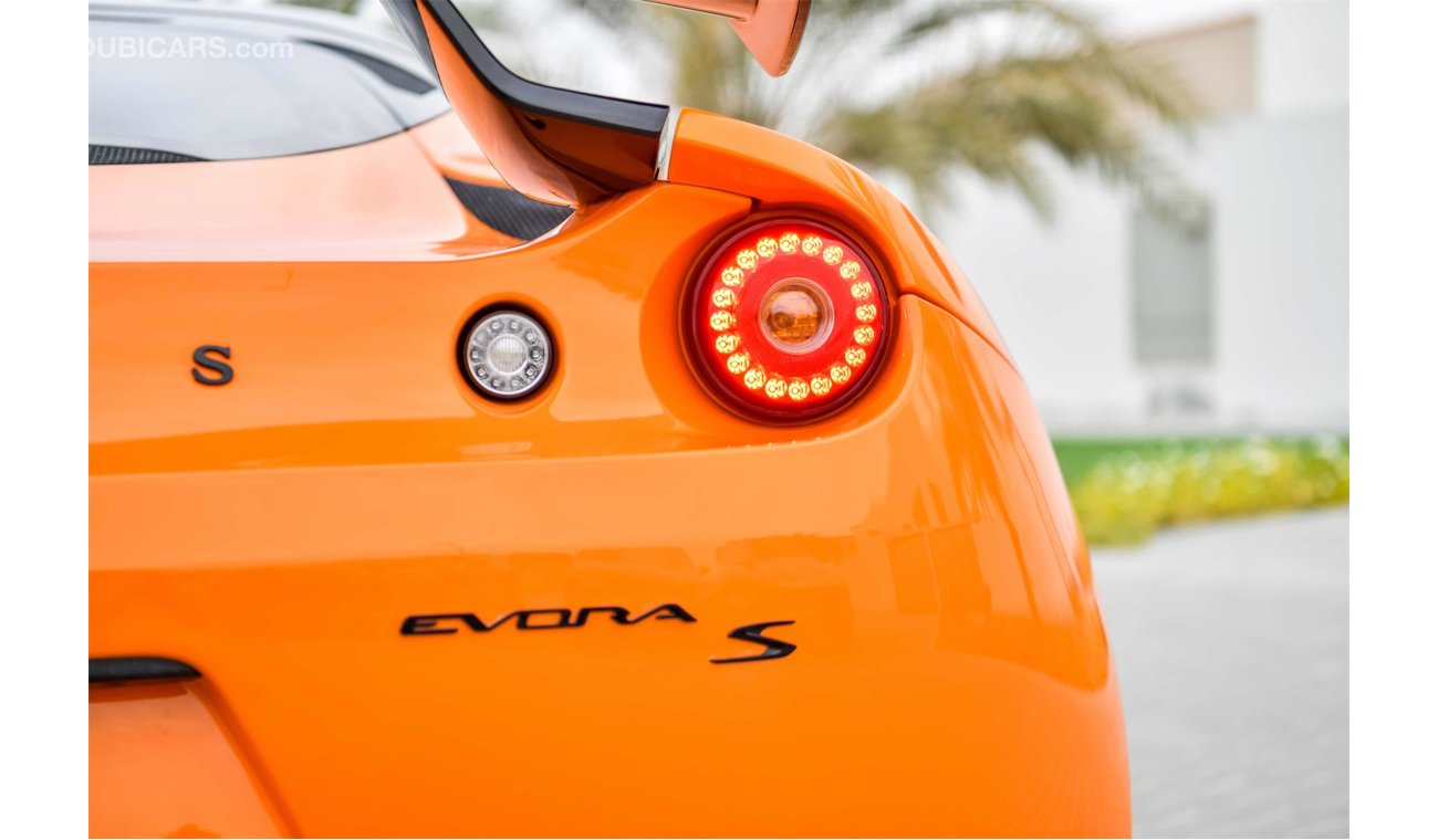 Lotus Evora S With GT Spoiler - Immaculate Condition and Recent Lotus Service - AED 2,428 Per Month - 0% DP