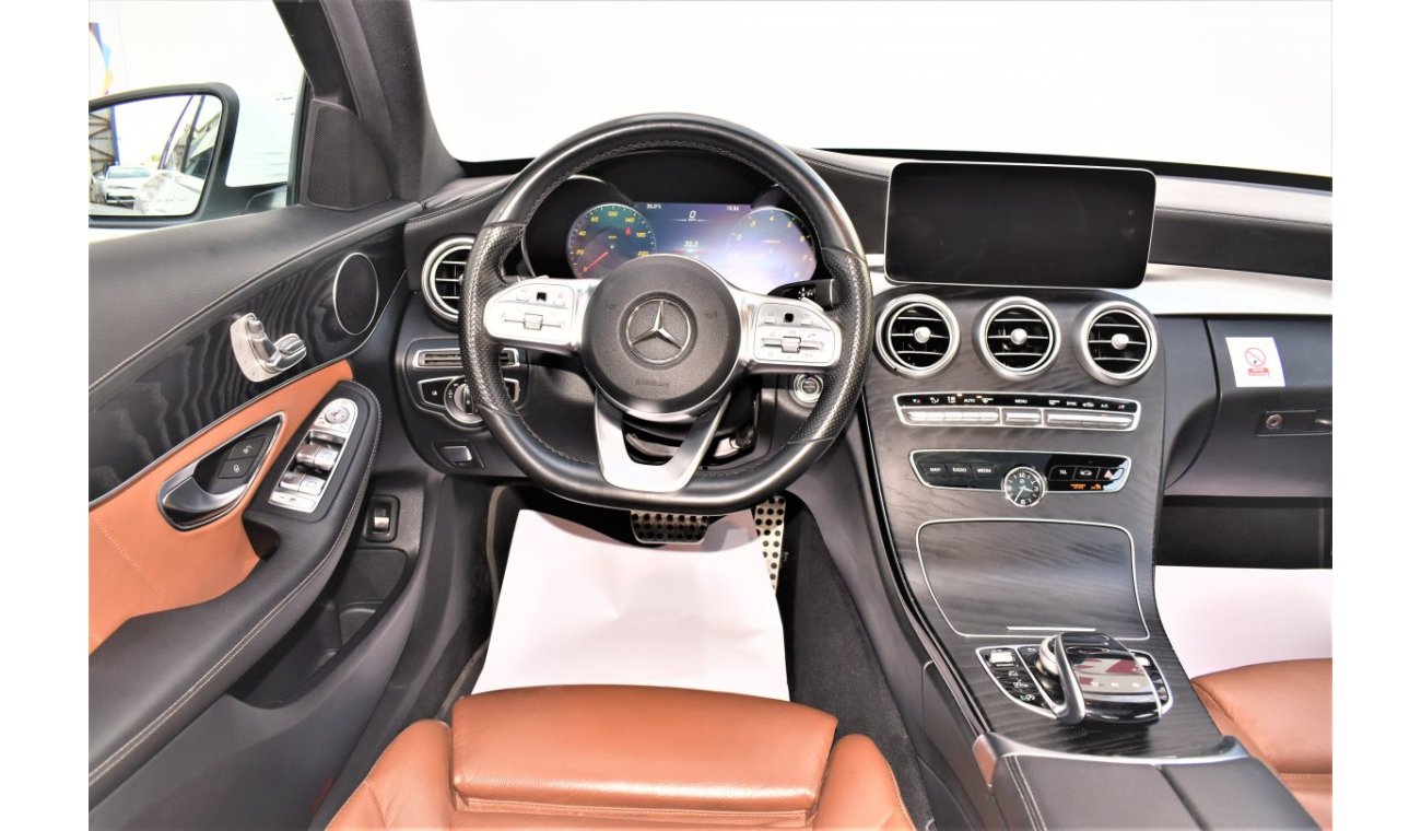 Mercedes-Benz C200 AED 3624 PM | 2.0L GCC DEALER WARRANTY