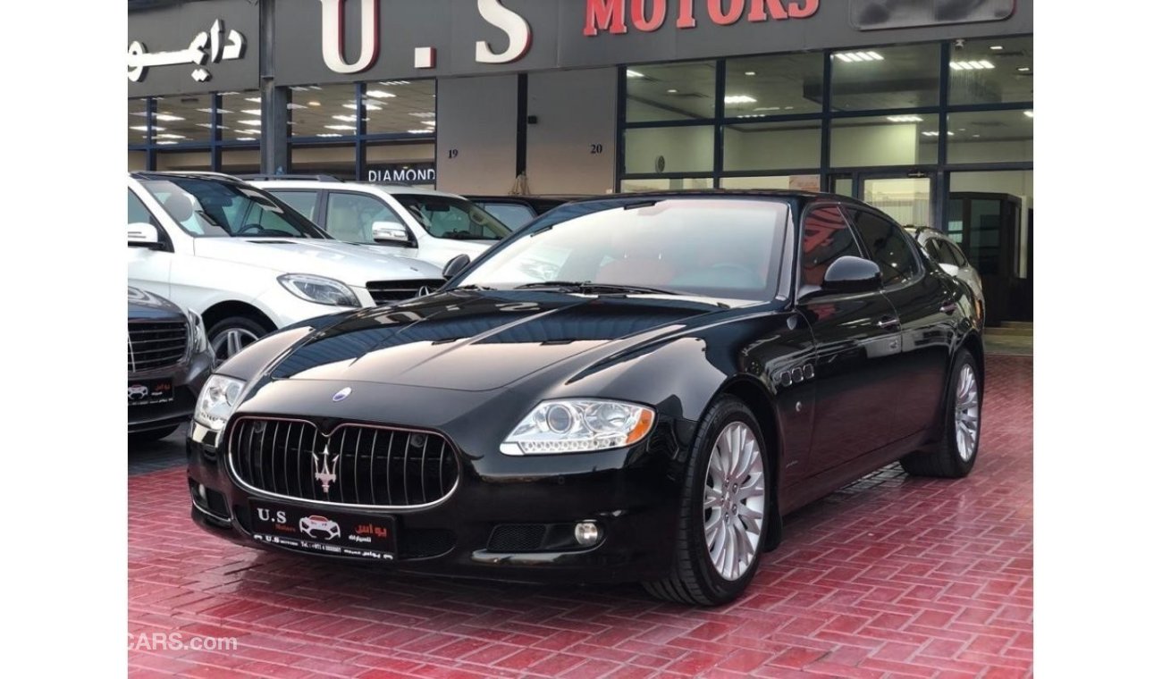 مازيراتي كواتروبورتي MASERATI QUATTROPORTE 4.2L V8 GCC LOW MILEAGE WITH FSH IN MINT CONDITION