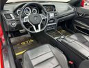 Mercedes-Benz E 250 Std 2014 Mercedes Benz E250 AMG Cabriolet, Service History, Low Kms, GCC