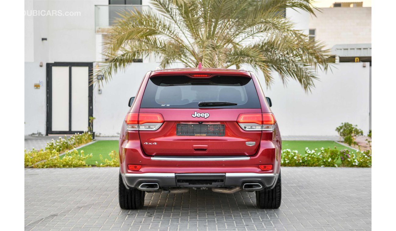 Jeep Grand Cherokee SUMMIT - Under Agency Warranty -Agency Service Contract until 2021 -AED 1,841 PM