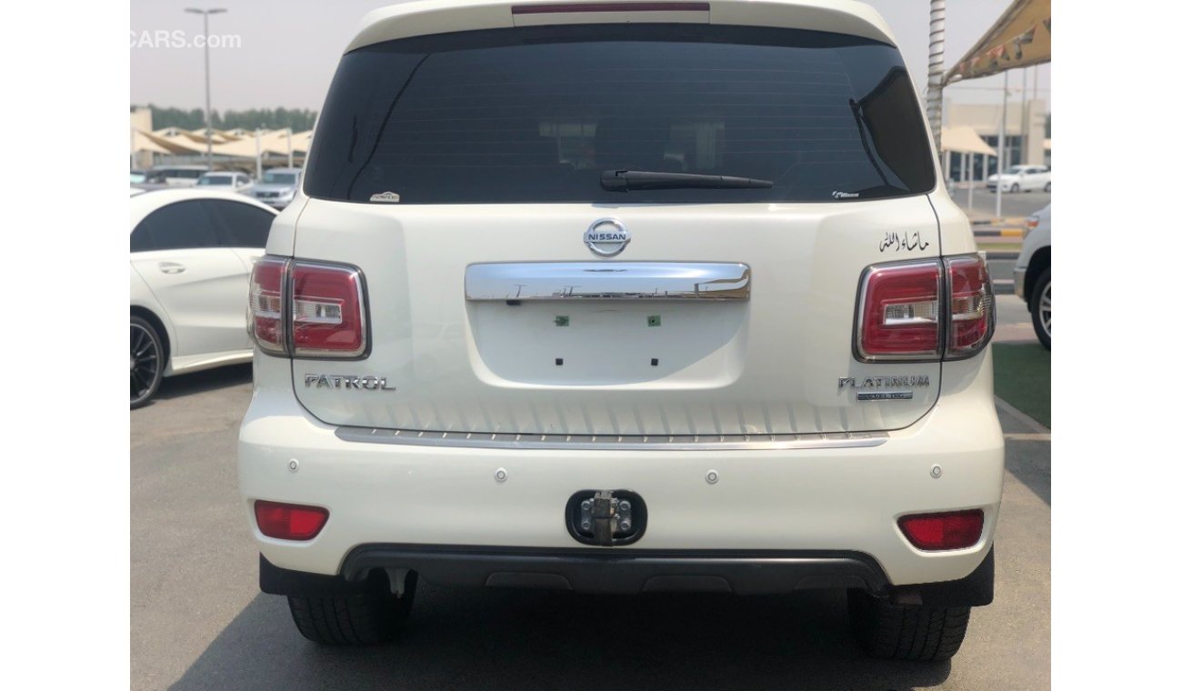 Nissan Patrol ماكينة كبيرة LE بلاتينيوم خليجي فول اوبشن صبغة وكالة شرط الفحص