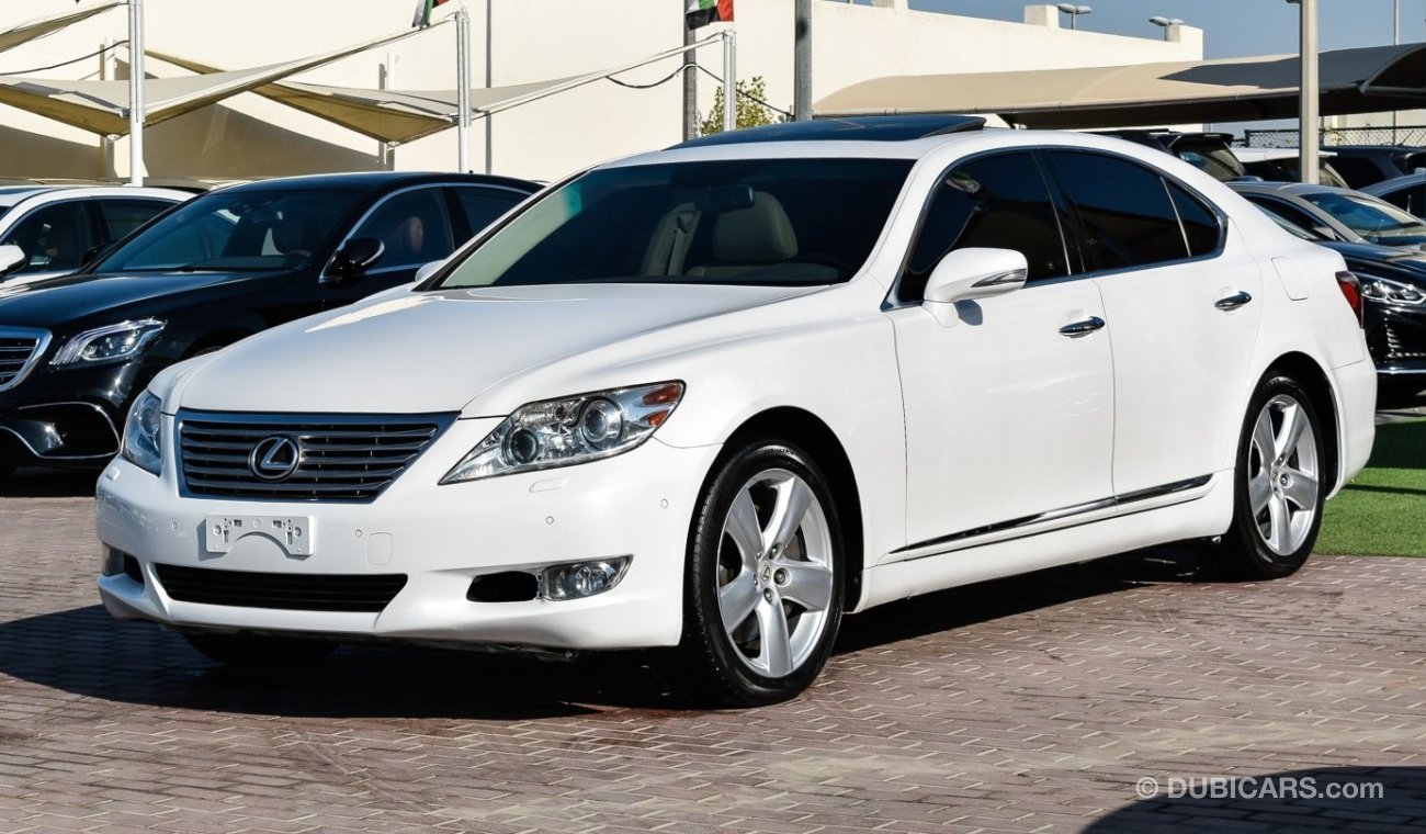 Lexus LS460 Pre owned Lexus LS 460 for sale in Sharjah by Prestige Used Cars Trading L.L.C. 8 cylinder engine, w