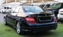 Mercedes-Benz C 280 Gulf model 2009, black color, panorama, cruise control, alloy wheels, sensors, in excellent conditio