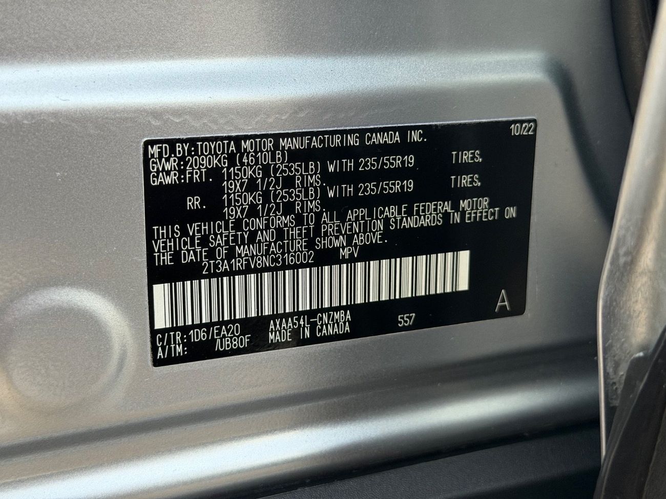 تويوتا راف ٤ 2022 TOYOTA RAV4 XLE PREMIUM FULL OPTIONS IMPORTED FROM USA