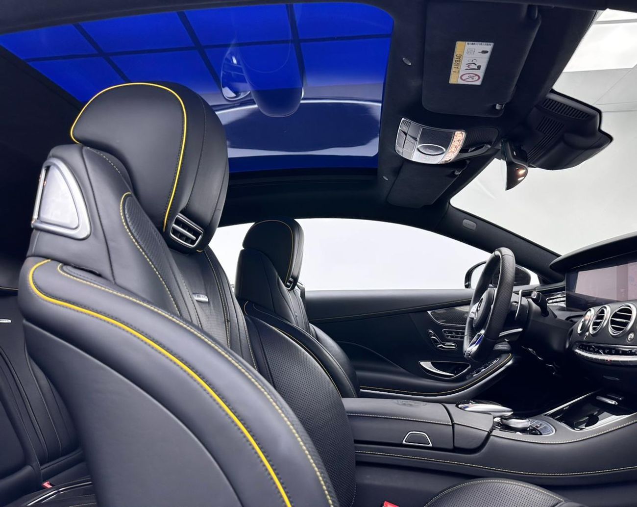 Mercedes-Benz S 63 AMG Std 4.0L (604 HP) 2018 Mercedes-Benz S63 AMG, Yellow Night Edition, Mercedes FSH,