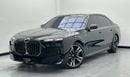 بي أم دبليو 760i 2024 BMW 760i xDrive M-Sport, 2028 BMW Warranty and Service Pack, BMW Service History, GCC