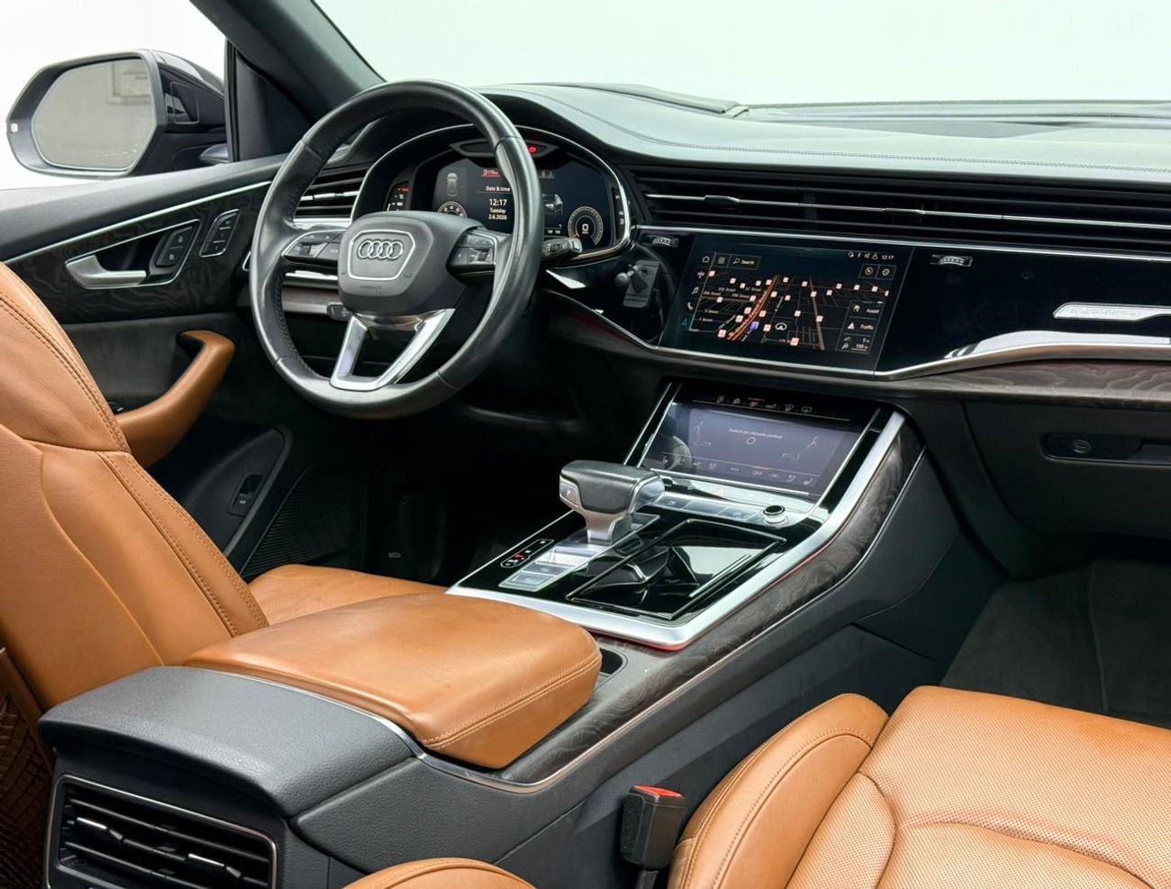 أودي Q8 55 TFSI S-LINE 2019 Audi Q8 55 TFSI quattro, Warranty, Service History, GCC.