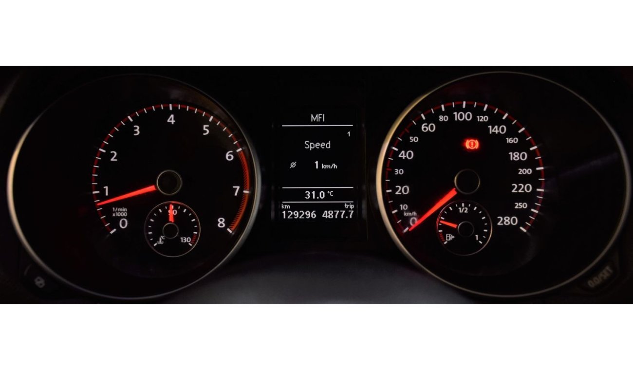 Volkswagen Golf EXCELLENT DEAL for our Volkswagen GTi 2012 Model!! in Black Color! GCC Specs