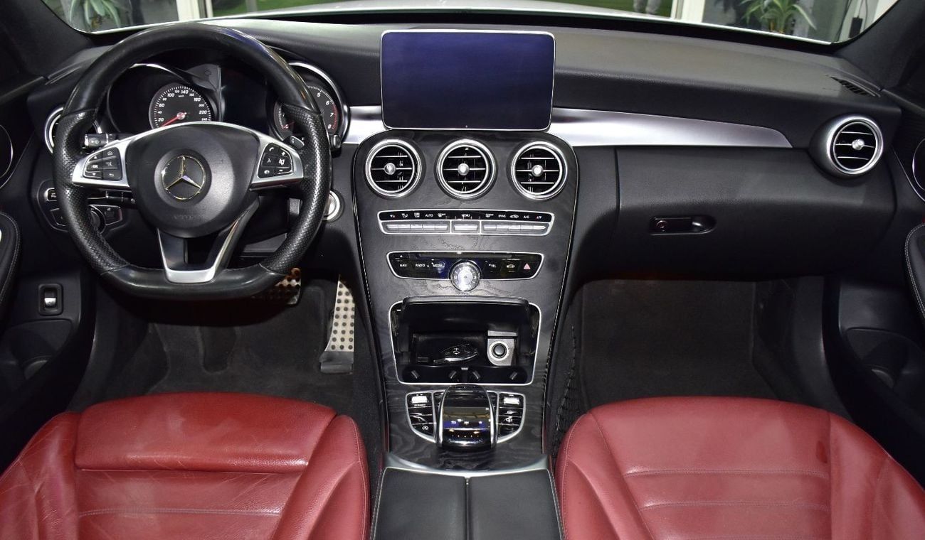 Mercedes-Benz C 200 EXCELLENT DEAL for our Mercedes Benz C200 ( 2017 Model ) in White Color GCC Specs