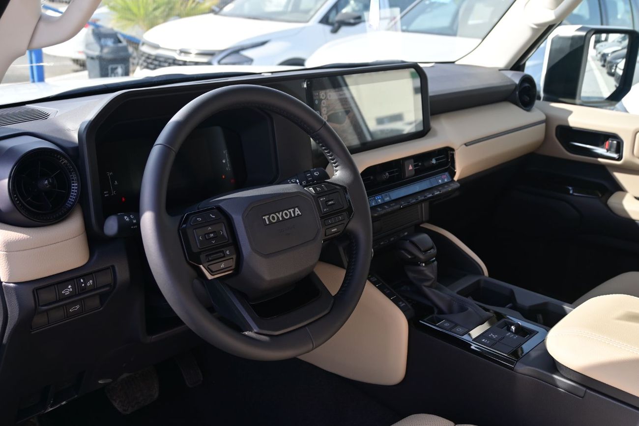 تويوتا برادو Toyota Land Cruiser Prado 2.4L Turbo, 4WD, Color White Model 2025