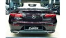 Mercedes-Benz E300 MERECEDES E300 CONVERTABLE 2018 25TH ANNIVERSARY EDITION IN PERFECT CONDITION