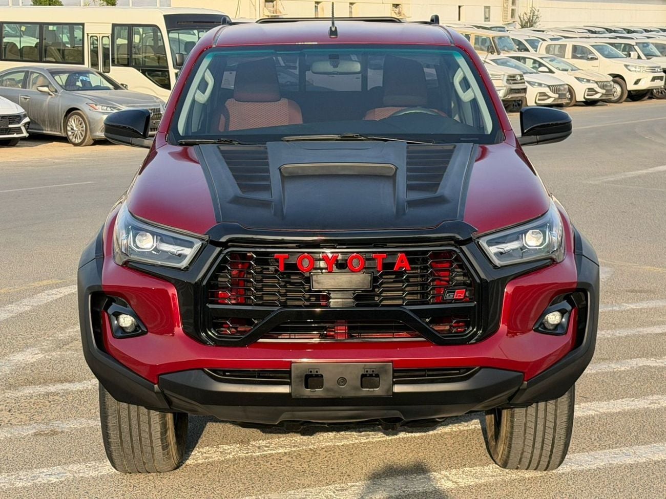 Toyota Hilux GR SPORT 2022 Toyota Hilux Modified - 2.7L V4 AWD -GCC- Full Off Road Rollbar - Rear CAM & Multi Me