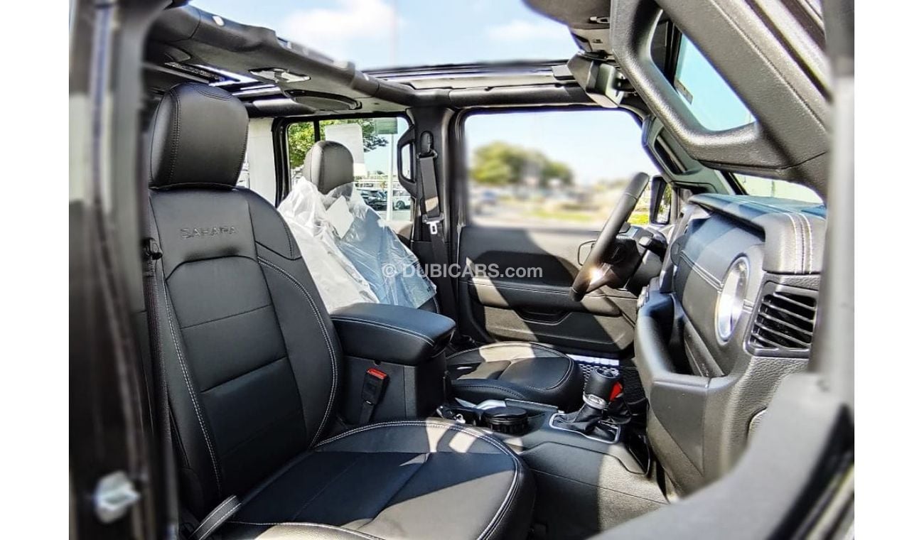 Jeep Wrangler Sahara Sky One Touch Power Roof GCC Specs Under Warranty