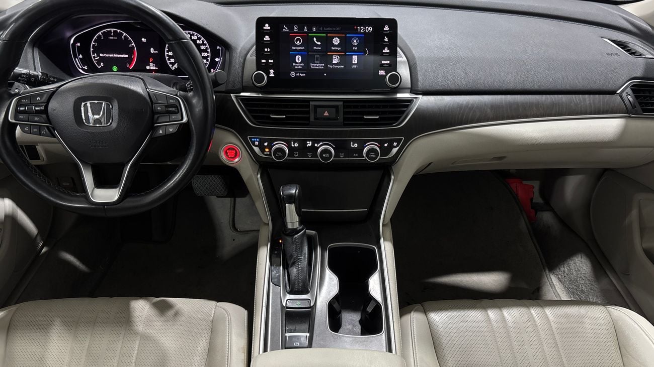 هوندا أكورد EX-L 2021 EX L | AED 1050/Month | 0 DP | 30 Day Return | Warranty | Service History