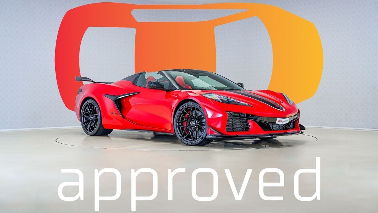 Chevrolet Corvette Z06 Corvette Z06 Convertible 3LZ | AED 10,252 PM | Warranty - Service April 2028