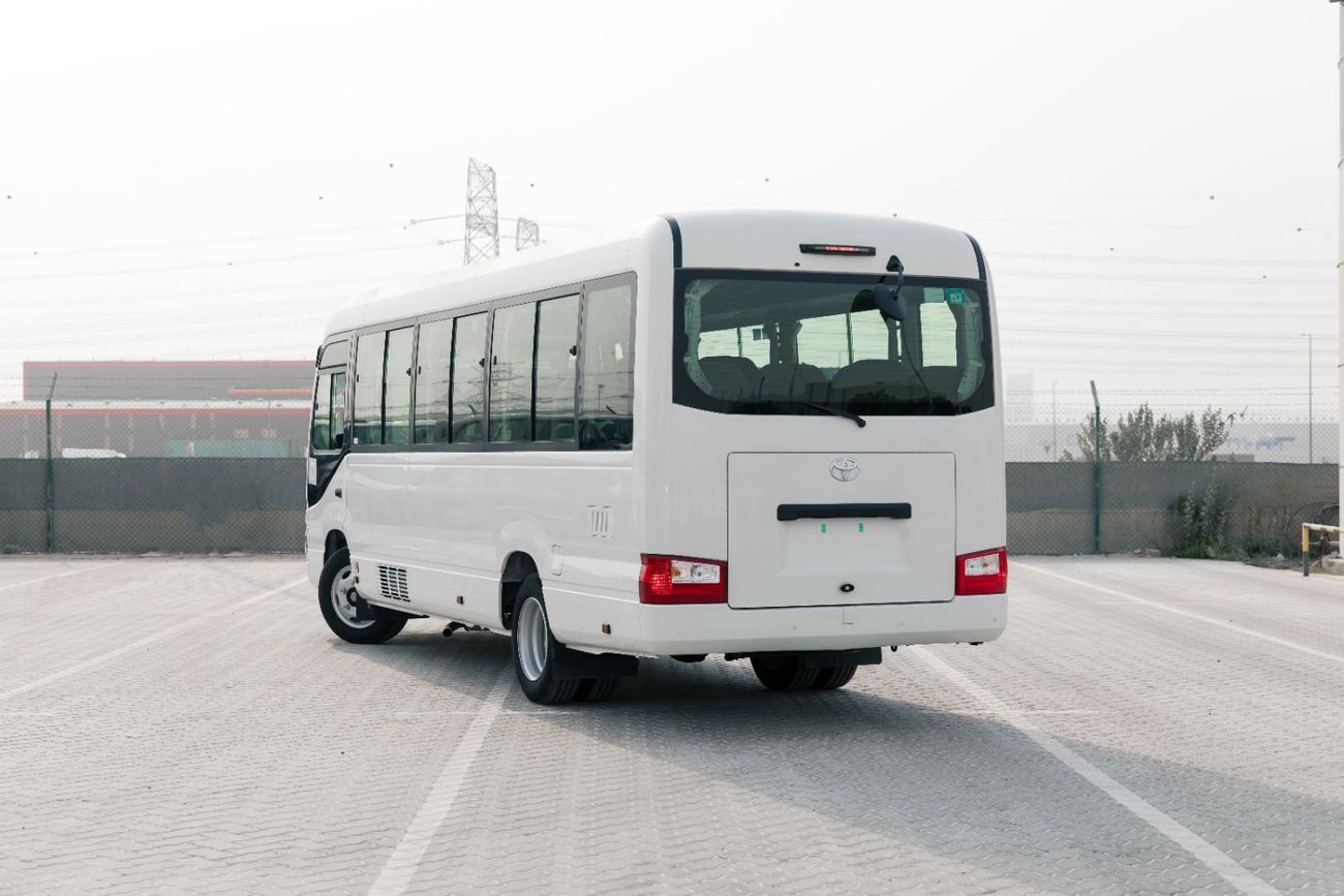 Toyota Coaster 2.8L - 22 Seater - White Inside Grey | Export Only
