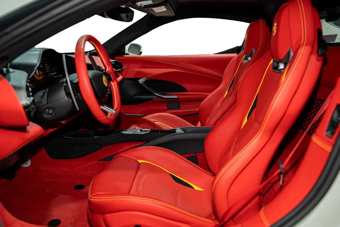 Ferrari 296 GTB FRONTLIFT | TWO TONE INTERIOR | ENGINE COVERS IN CARBON FIBRE | MATTE GREY WHEELS