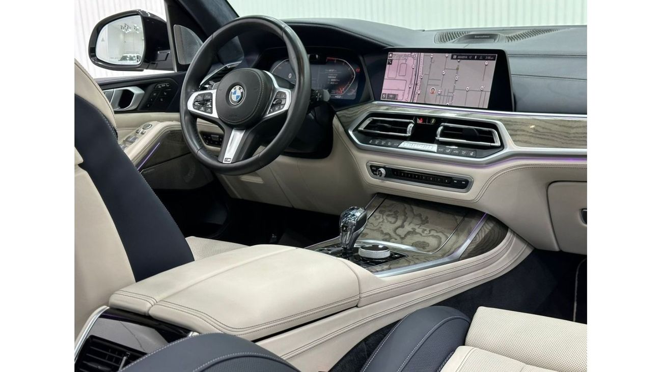 بي أم دبليو X7 2019 BMW X7 xDrive50i M-Sport Masterclass, Aug 2024 Warranty + Aug 2027 Service Pack, Full Option