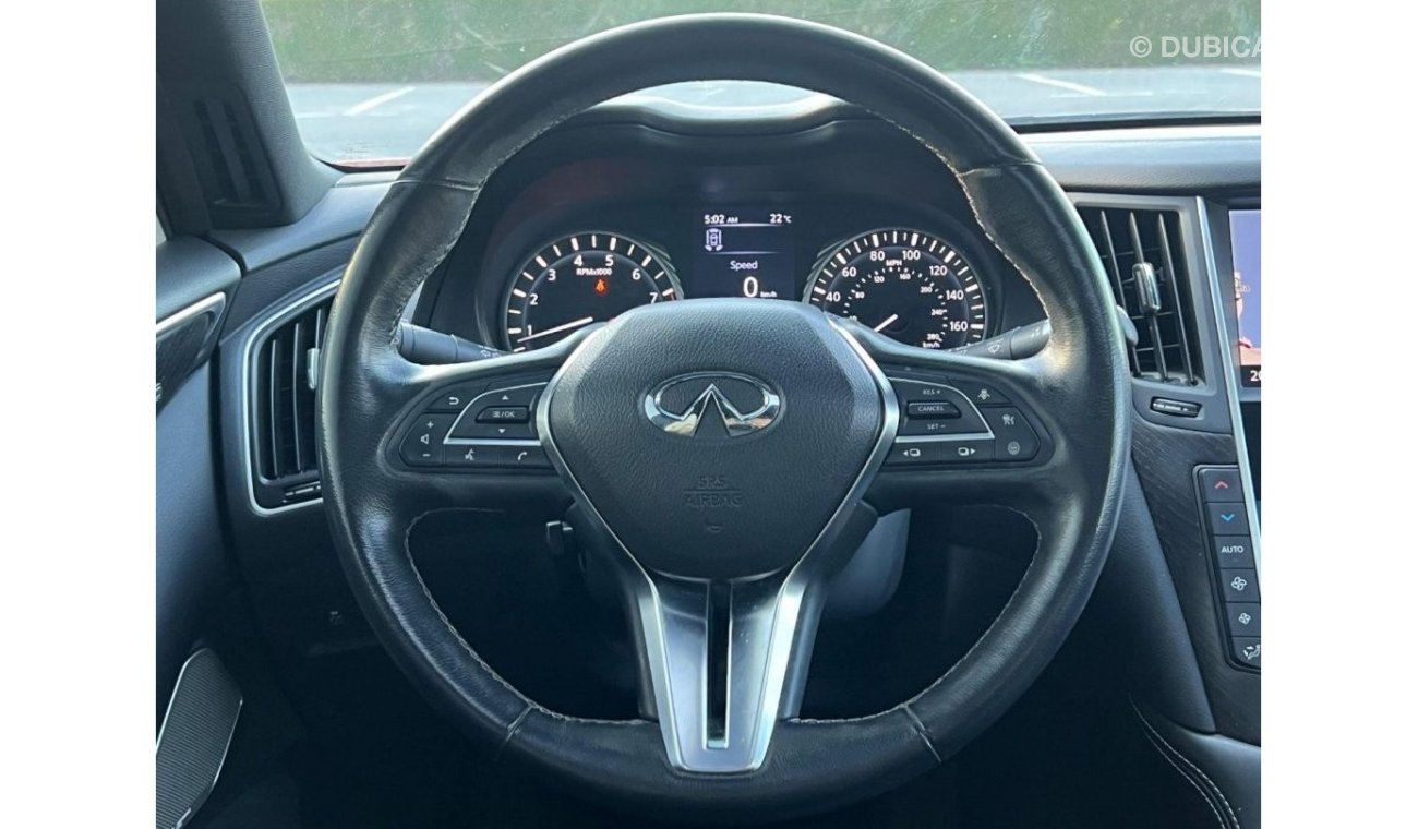 Infiniti Q50 Red Sport 400 INFINITI Q-50S TWIN TURBO 2021 US // LOW MILEAGE // GOOD CONDITION // FULL OPITION