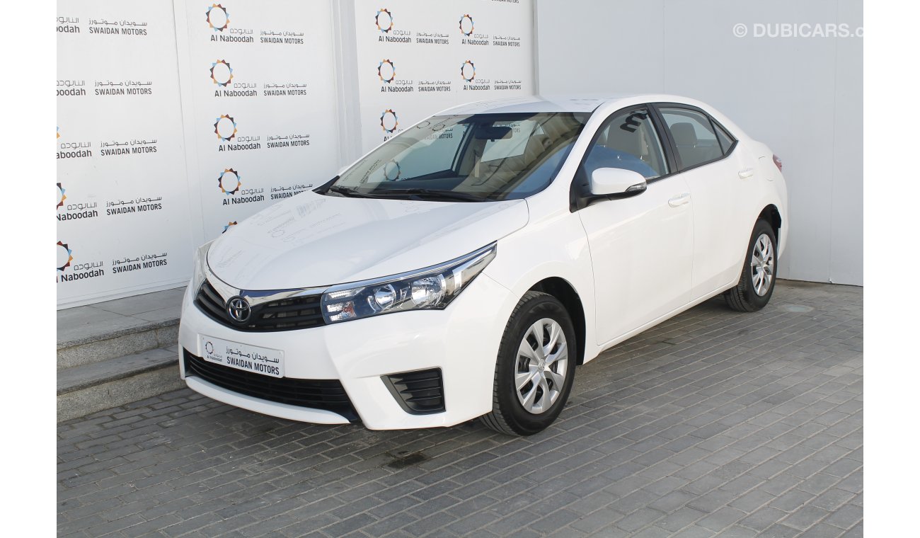 Toyota Corolla 1.6L SE 2015 model