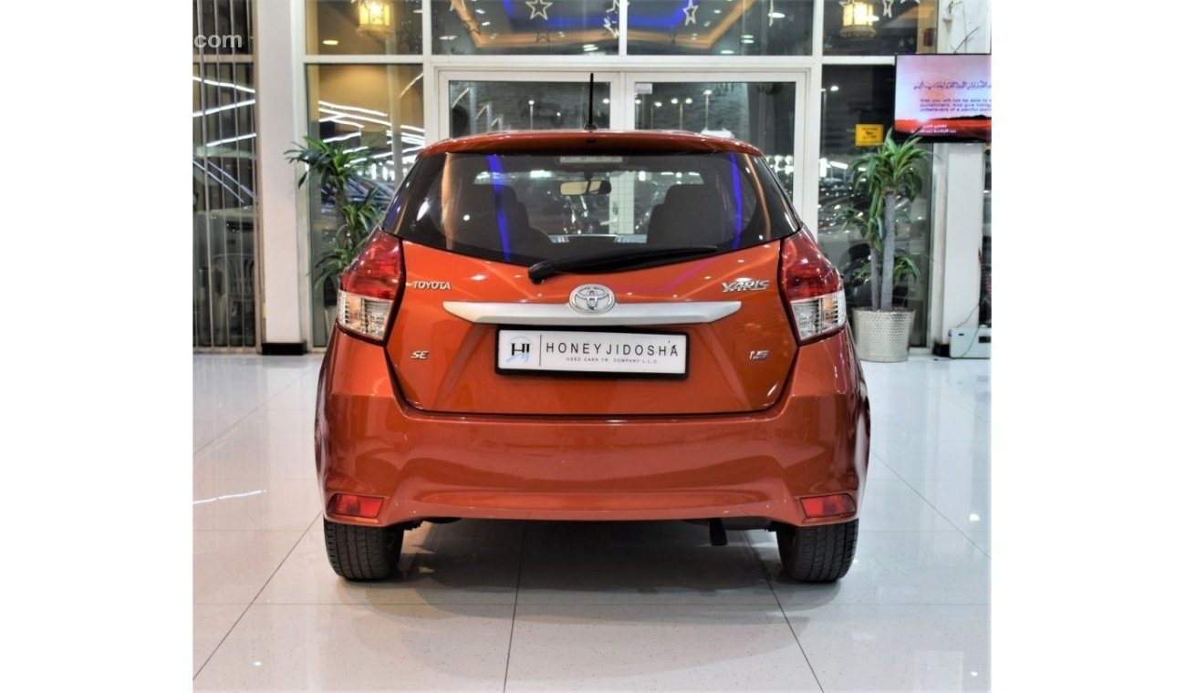 تويوتا يارس EXCELLENT DEAL for our Toyota Yaris SE 1.5L 2015 Model!! in Orange Color! GCC Specs