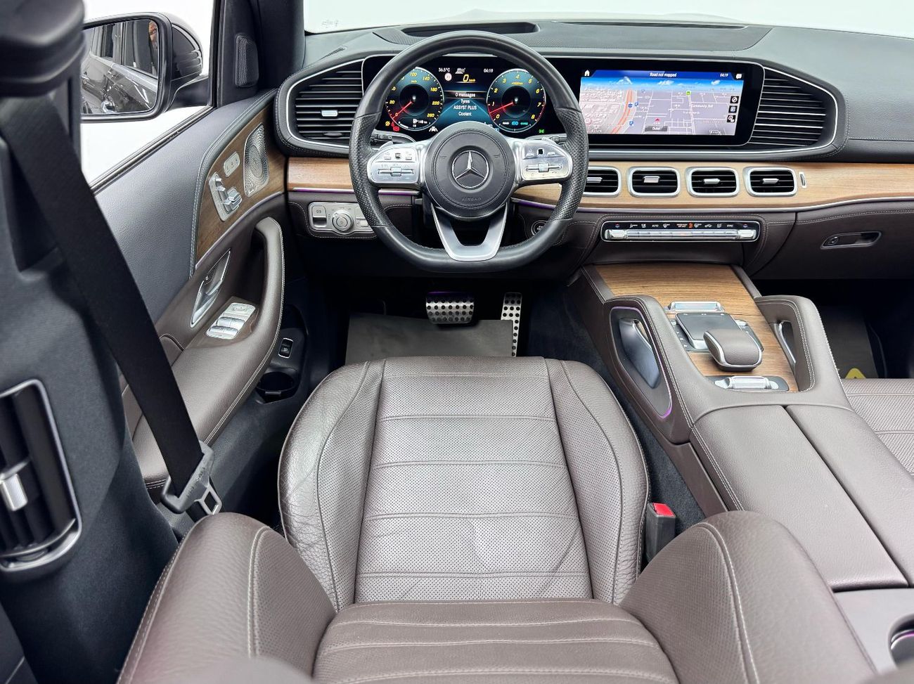 مرسيدس بنز GLS 450 4MATIC 2022 Mercedes Benz GLS 450 AMG 4MATIC, Warranty, Full Mercedes Service History, 7 Seater, GCC