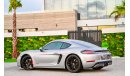Porsche Cayman GTS | 5,873 P.M | 0% Downpayment | Amazing Condition!