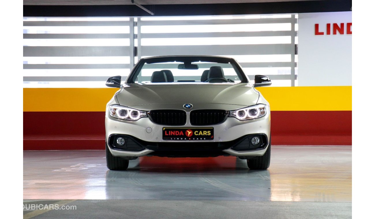 بي أم دبليو 420 BMW 420i Sport Line Convertible Lowest Mileage 2016 GCC under Warranty with Flexible Down-Payment.