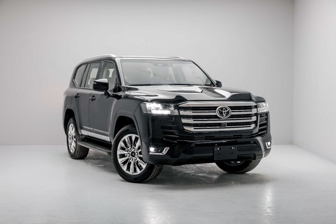 تويوتا لاند كروزر LC300 GXR 3.5L - Black Inside Beige | Export Only