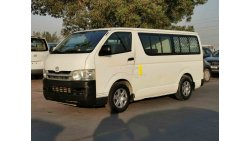 Toyota Hiace 2.7L 4CY Petrol, 15" Tyre, Xenon Headlights, Manual Gear Box, Fabric Seats, Tuner Radio (LOT # 9261)