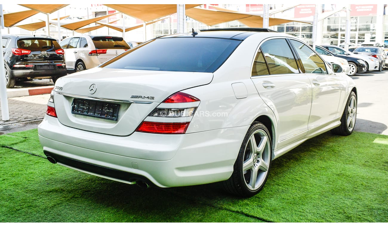 مرسيدس بنز S 350 كت AMG خليجى بانوراما - أبواب شفط -بصمة - رنجات - حساسات كاميرا شاشة بحالة ممتازة