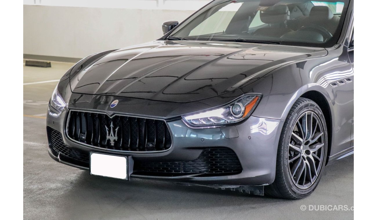 Maserati Ghibli 2014 GCC under Warranty with Zero Down-Payment.