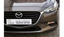 Mazda 3 AED 769 PM | 1.6L S GCC DEALER WARRANTY