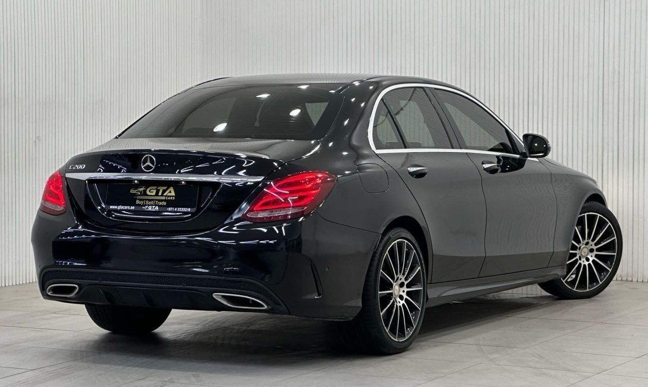 مرسيدس بنز C 200 2016 Mercedes Benz C200 AMG, Full Service History, Excellent Condition, GCC