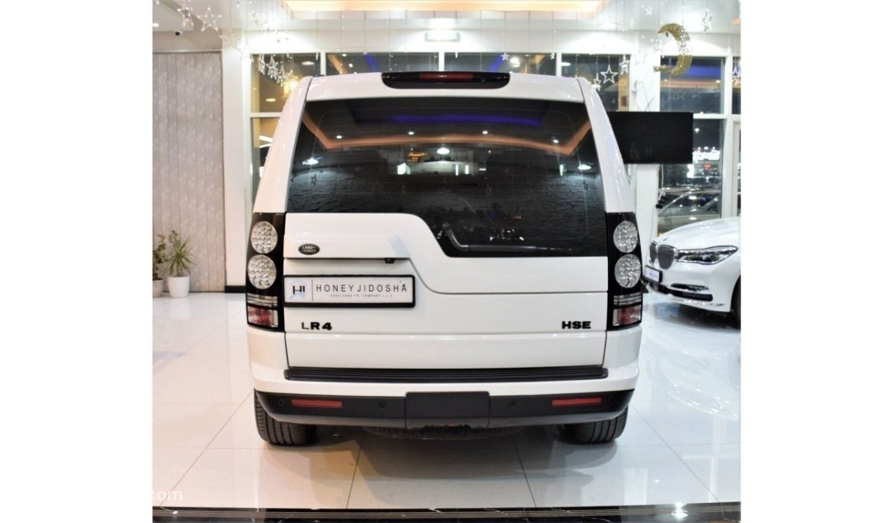 لاند روفر LR4 EXCELLENT DEAL for our Land Rover LR4 HSE ( 2015 Model! ) in White Color! GCC Specs