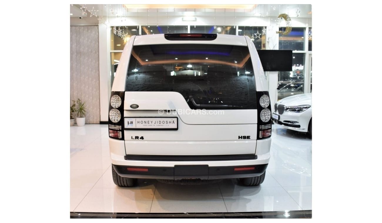 Land Rover Discovery EXCELLENT DEAL for our Land Rover LR4 HSE ( 2015 Model! ) in White Color! GCC Specs