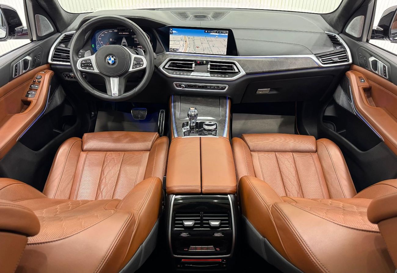 بي أم دبليو X5 M50i Luxury 4.4L 2021 BMW X5 M50i M-Sport, Oct 2025 BMW Warranty + Service Pack, Fully Loaded, Low K