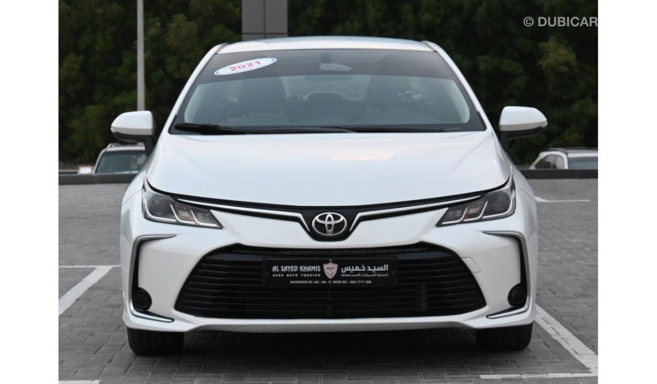 Toyota Corolla XLI Toyota Corolla 2021 (GCC ) very good condition without accident original paint 2.0