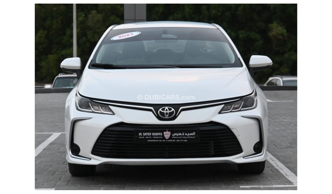 Toyota Corolla XLI Toyota Corolla 2021 (GCC ) very good condition without accident original paint 2.0