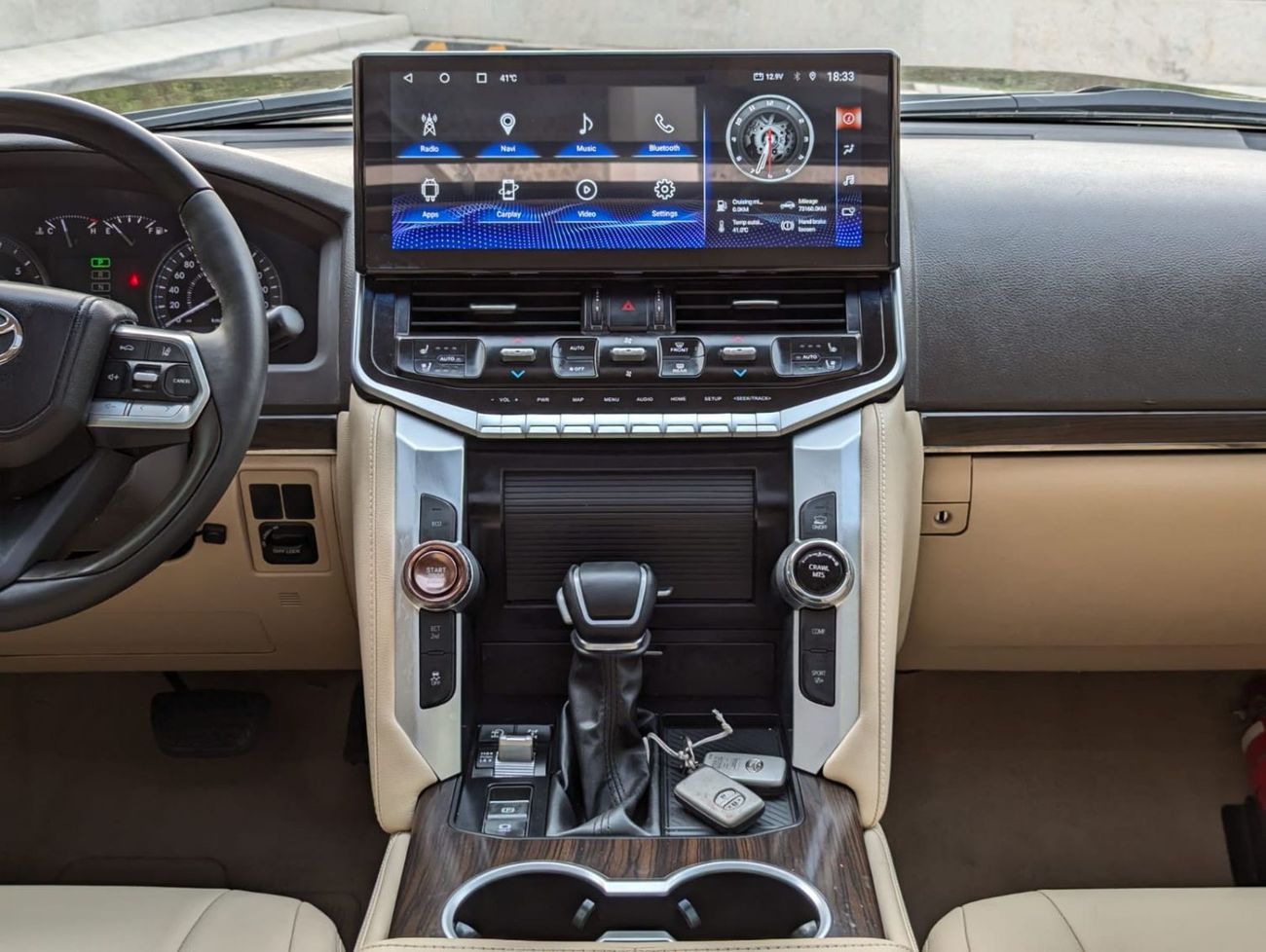 تويوتا لاند كروزر Toyota Landcruiser 2015 facelifted 2025 with interior and exterior v6 4.0L