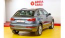 Audi Q3 RESERVED ||| Audi Q3 2.0T (LOWEST MILEAGE) 2014 GCC under Warranty with Flexible Down-Payment.