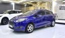فورد فيستا Ford Fiesta ( 2015 Model ) in Blue Color GCC Specs