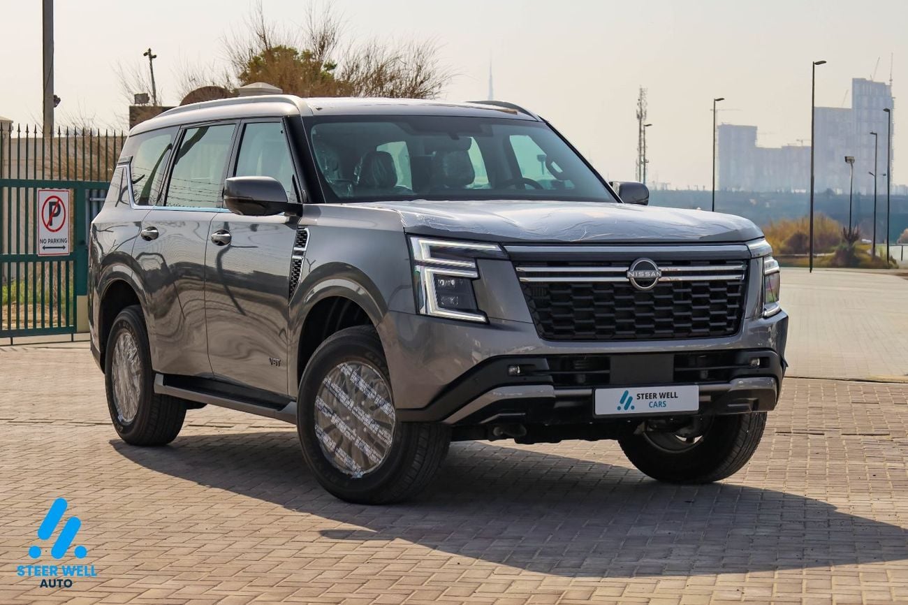 Nissan Patrol LE T2 3.5L V6 AWD 9AT 2026 | 8-Seater | Power Tailgate | 18” Alloy Wheels | Full Safety
