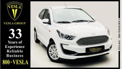 Ford Figo TREND!!! + SEDAN / GCC / 2020 / 5 YEARS DEALER (AL TAYER) WARRANTY OR 22/01/2025 / ONLY 574 DHS P.M.